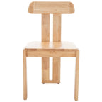 Esstischstuhl aus Massivholz im Mid-Century-Stil 48 cm B x 48 cm T x 81 cm H