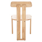 Esstischstuhl aus Massivholz im Mid-Century-Stil 48 cm B x 48 cm T x 81 cm H
