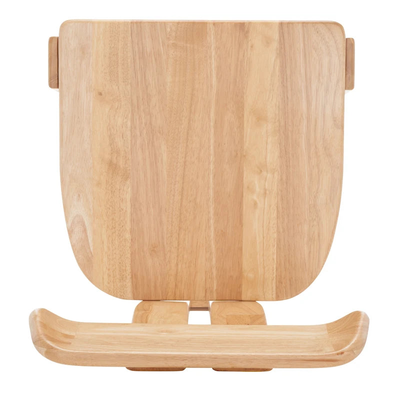 Esstischstuhl aus Massivholz im Mid-Century-Stil 48 cm B x 48 cm T x 81 cm H