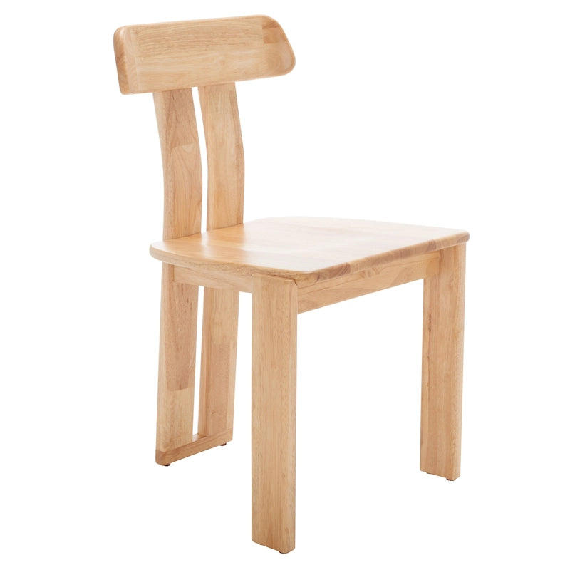 Esstischstuhl aus Massivholz im Mid-Century-Stil 48 cm B x 48 cm T x 81 cm H