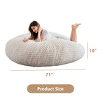 Sitzsack-Klappsofa aus hochdichtem Schaumstoff Klein 150 cm B / Mittel 180 cm B