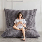 Sitzsack-Klappsofa aus hochdichtem Schaumstoff Klein 150 cm B / Mittel 180 cm B