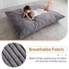 Sitzsack-Klappsofa aus hochdichtem Schaumstoff Klein 150 cm B / Mittel 180 cm B