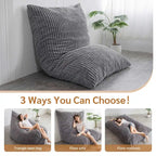 Sitzsack-Klappsofa aus hochdichtem Schaumstoff Klein 150 cm B / Mittel 180 cm B
