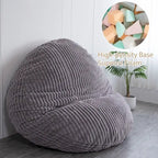 Sitzsack-Klappsofa aus hochdichtem Schaumstoff Klein 150 cm B / Mittel 180 cm B