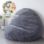 Sitzsack-Klappsofa aus hochdichtem Schaumstoff Klein 150 cm B / Mittel 180 cm B