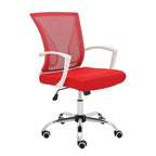 Ergonomischer Bürostuhl mit Rückenlehne aus Netzstoff und Schaumstoff, mit Lordosenstütze, 55,1 cm B x 59,9 cm T x 93-103,1 cm H