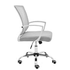 Ergonomischer Bürostuhl mit Rückenlehne aus Netzstoff und Schaumstoff, mit Lordosenstütze, 55,1 cm B x 59,9 cm T x 93-103,1 cm H