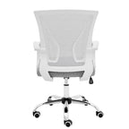 Ergonomischer Bürostuhl mit Rückenlehne aus Netzstoff und Schaumstoff, mit Lordosenstütze, 55,1 cm B x 59,9 cm T x 93-103,1 cm H