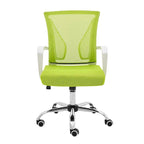 Ergonomischer Bürostuhl mit Rückenlehne aus Netzstoff und Schaumstoff, mit Lordosenstütze, 55,1 cm B x 59,9 cm T x 93-103,1 cm H