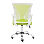 Ergonomischer Bürostuhl mit Rückenlehne aus Netzstoff und Schaumstoff, mit Lordosenstütze, 55,1 cm B x 59,9 cm T x 93-103,1 cm H