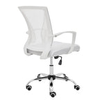 Ergonomischer Bürostuhl mit Rückenlehne aus Netzstoff und Schaumstoff, mit Lordosenstütze, 55,1 cm B x 59,9 cm T x 93-103,1 cm H