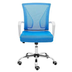 Ergonomischer Bürostuhl mit Rückenlehne aus Netzstoff und Schaumstoff, mit Lordosenstütze, 55,1 cm B x 59,9 cm T x 93-103,1 cm H