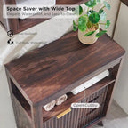 Badezimmerschrank aus Holzwerkstoff mit Kunstmarmorplatte und 3 Schubladen 58,9 cm B x 29,5 cm T x 81,3 cm H